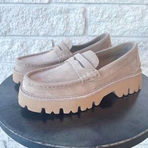 Pedro Garcia Sebas Suede Chunky
Penny Loafers Shoes Sz 39